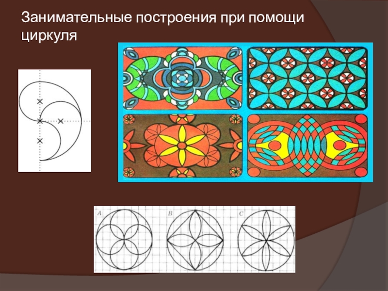 Нарисовать орнамент 6 класс по математике