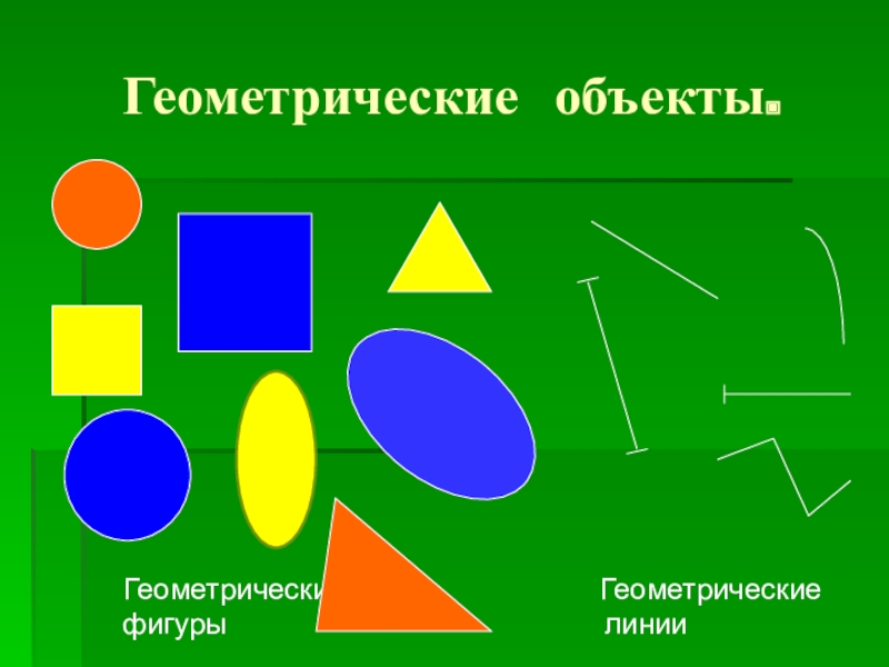 Презентация геометрия 1 класс