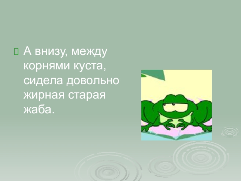 Тест сказка о жабе. Речь Жабы в сказке о жабе. А внизу между корнями куста на сырой земле. Несколько слов в защиту Жабы из сказки о жабе и Розе.