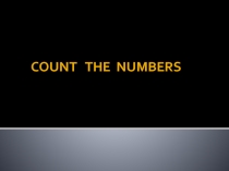 Count the numbers