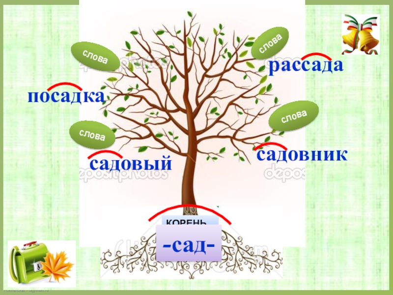 Дерево слов школа