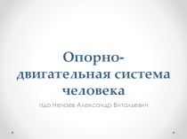 Презентация по теме Опорно-двигательный аппарат