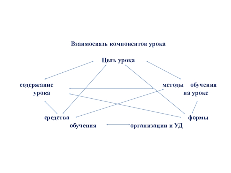 Компоненты занятия. Взаимосвязь основных компонентов урока. Взаимосвязь компонентов обучения. Компоненты содержания урока. Взаимосвязь основных компонентов урока по ФГОС.