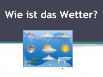 Презентация по немецкому языку Какая сегодня погода?