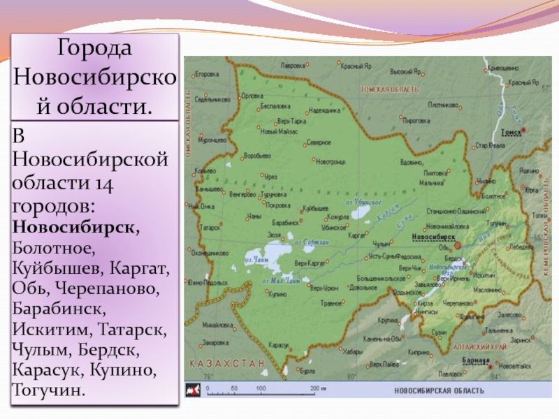 Карта болотного новосибирской области с улицами и домов