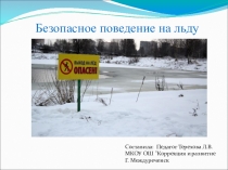 Безопасное поведение на льду