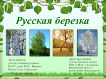 Презентация Русская березка