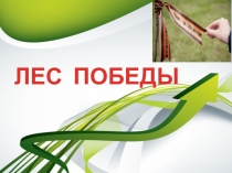 Презентация по теме: Участие в акции ЛЕС ПОБЕДЫ