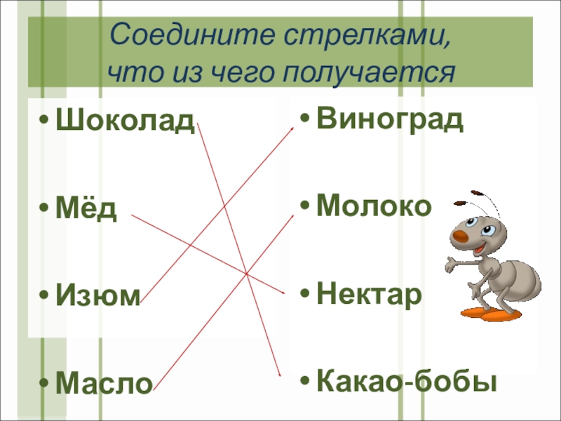 Найди на рисунках объекты природы и соедини их стрелками с соответствующим словом понятием