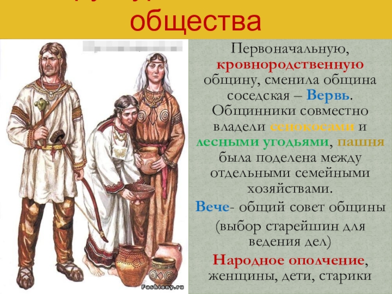 Первоначальный период. Община в древней Руси. Кровнородственная община. Общинники. Свободные общинники в древней Руси это.