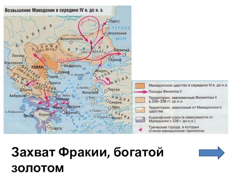 Македонские завоевания 5 класс презентация