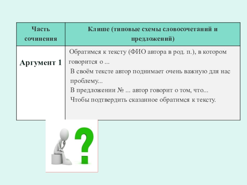 Сочинение огэ презентация