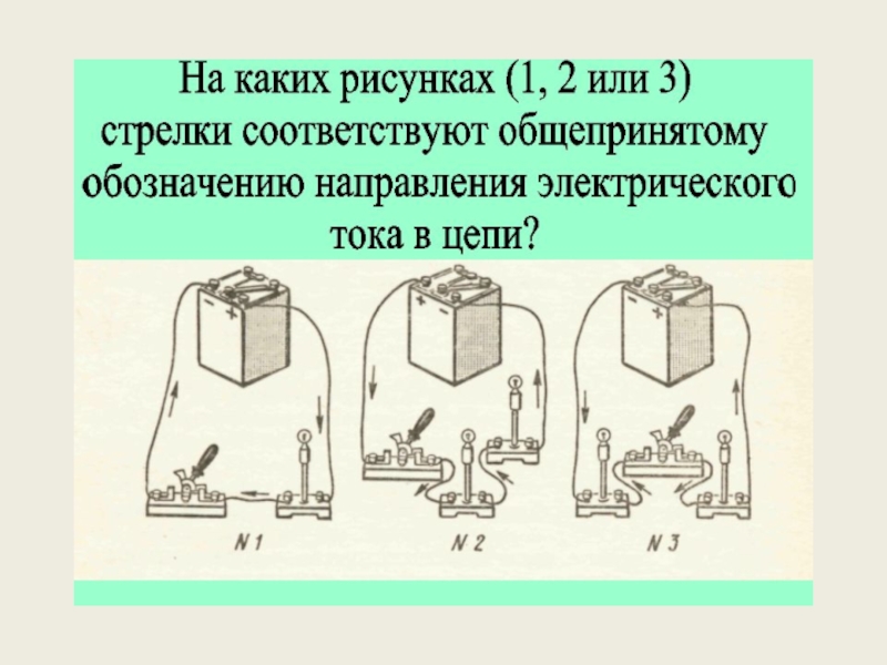 8 класс физика презентация направление электрического тока