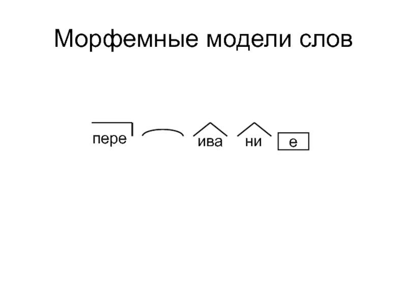 Картинка морфемный разбор