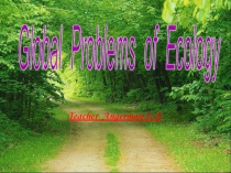 Презентация Проблемы экологии 8 класс