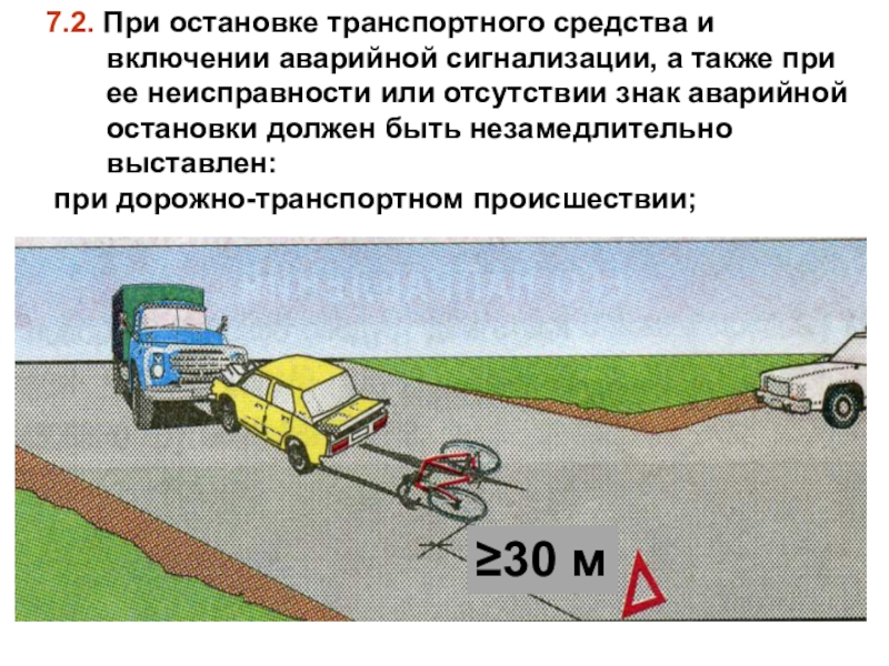 Вынужденная остановка транспортного средства