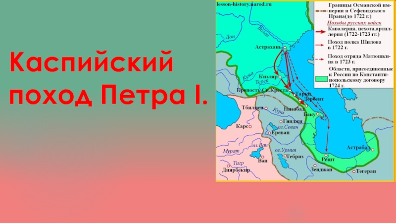 Каспийские походы при анне иоанновне