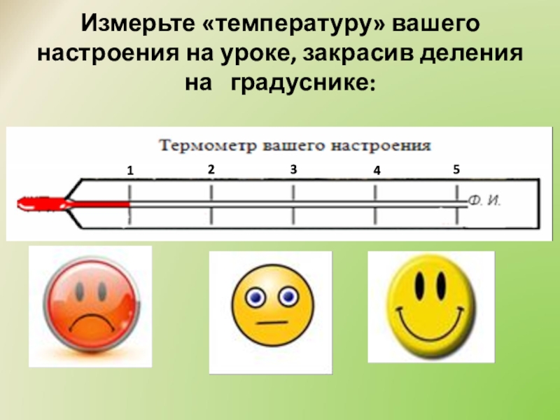 Шкала настроения картинка