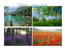 Презентация по каз яз Табиғат - алтын бесік