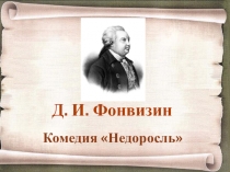 План-конспект и презентация урока литературы в 8 классеПодготовка к сочинению по комедии Фонвизина Недоросль