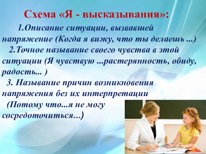 Предложенной ситуации. Я высказывание. Схема я высказывания. Я высказывания ситуации. Я-высказывание примеры ситуаций с детьми.