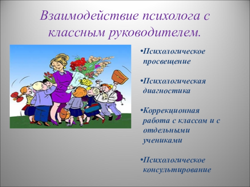 Презентация опыта работы классного руководителя