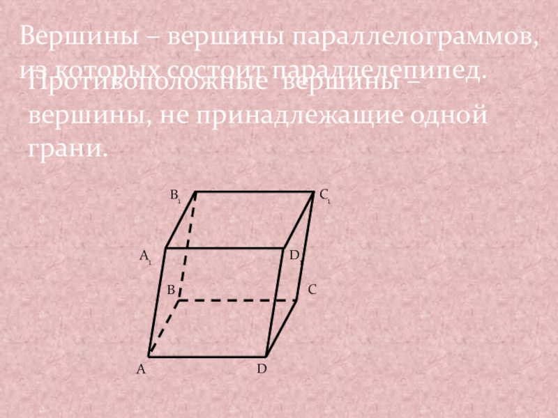 Все грани параллелепипеда являются