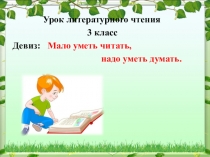 Презентация по литературному чтению на тему В.Бианки Мышонок Пик ( 3 кл)