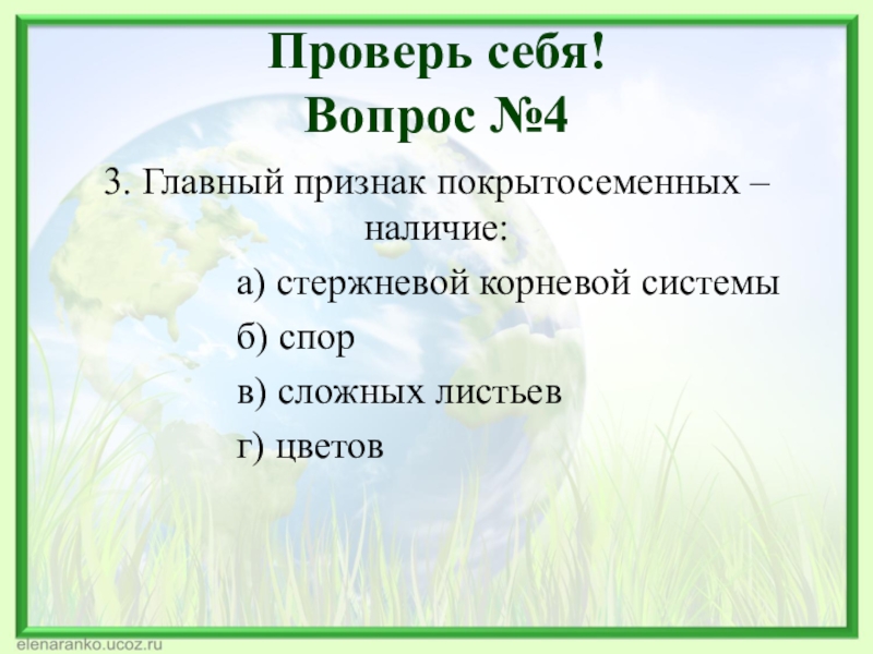 Презентация основы систематики растений 6 класс фгос пасечник