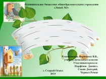 Презентация проектаСкворечник для птиц (3 класс)