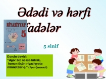 Ededi ve herfi isareler 5