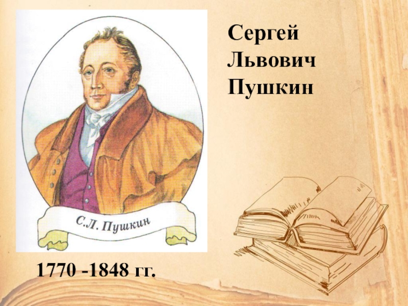 Львович пушкин. Сергей Львович Пушкин. Сергей Львович (1770-1838 г.). Библиотека Сергея Львовича Пушкина. Как нарисовать Сергея Львовича Пушкина.