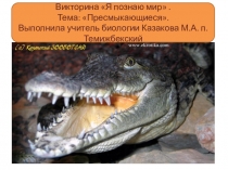 Викторина к уроку по теме Пресмыкающиеся