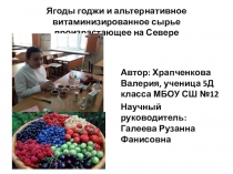 Презентация о ягодах годжи