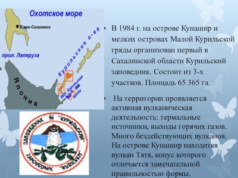 Заказник малые курилы презентация