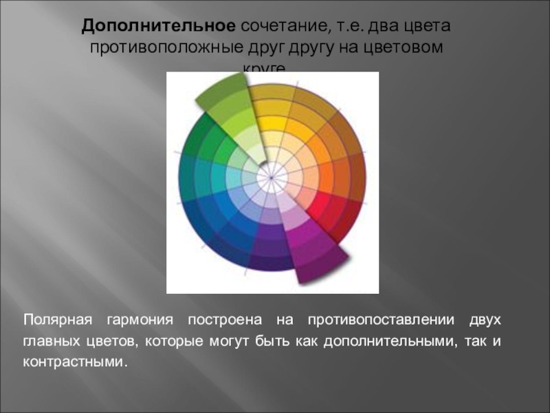 Есть два цвета. Противоположные цвета в цветовом круге. Полярная Гармония цветов. Цвета противоположные друг другу. Полярная Гармония цветовой круг.