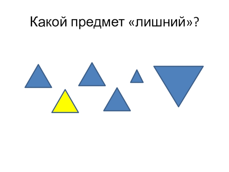 Какой предмет лишний презентация