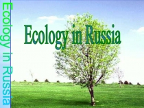Презентация по английскому языку на тему Экология