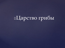 Презентация по биологии на тему Царство Грибы