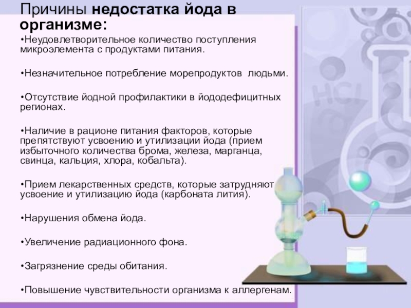 Проблема йодного дефицита проект