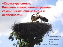 Презентация - Социальная педагогика Внешние и внутренние границы семьи