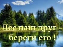 Презентация классный час Живи,лес!