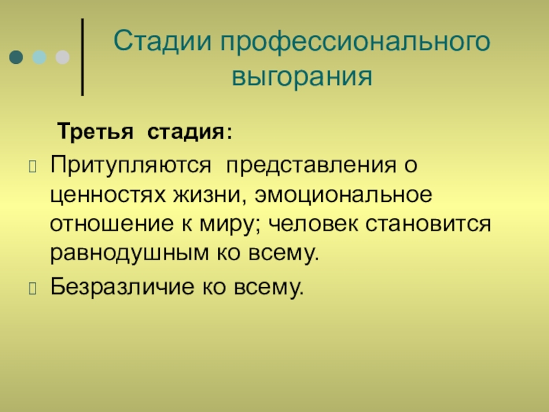 Педагогическое выгорание презентация