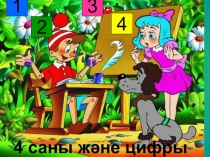 Математика Тақырыбы: 4 саны және цифры