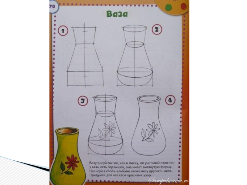 Ваза рисунки 5 класс