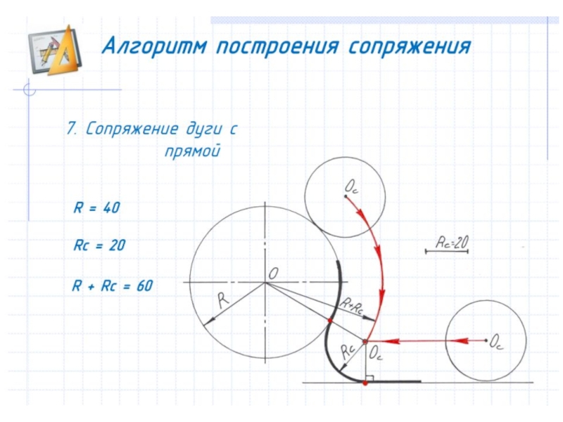 Точки сопряжения на чертеже как обозначается