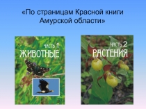 Презентация по географии 8 класс Красная книга Амурской области