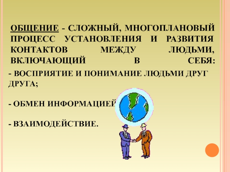 Презентация на тему общение как восприятие людьми друг друга