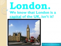 Презентация проекта по английскому языку ученицы 5 класса Тулиновой Светланы