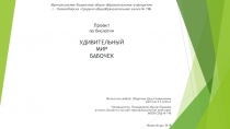 Презентация по биологии на тему Удивительный мир бабочек(7 класс, ФГОС)